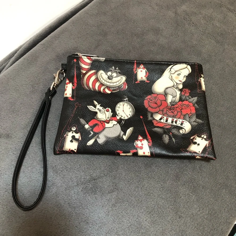 Loungefly x Disney Alice In Wonderland Wristlet Pouch